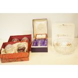 Collection of crystal ware to include Royal Doulto