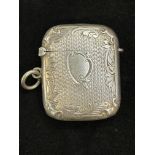 Silver vesta case