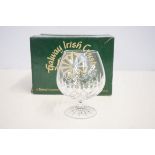 Galway Irish crystal set of 4 glasses