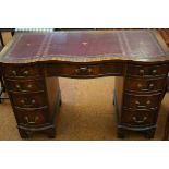 Bevan Funnell leather top desk - 1 piece