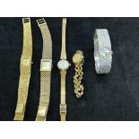 3x Limit wristwatches, Rotary wristwatch & Accuris