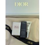 Dior boxed bag & products