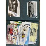 Vintage postcard album – approx. 240 cards