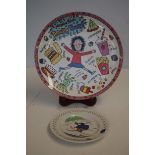 Portmeirion jacqueline wilson plate & Coalport pla