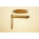 P Holmberg Eskilstuna Swedish barrow knife