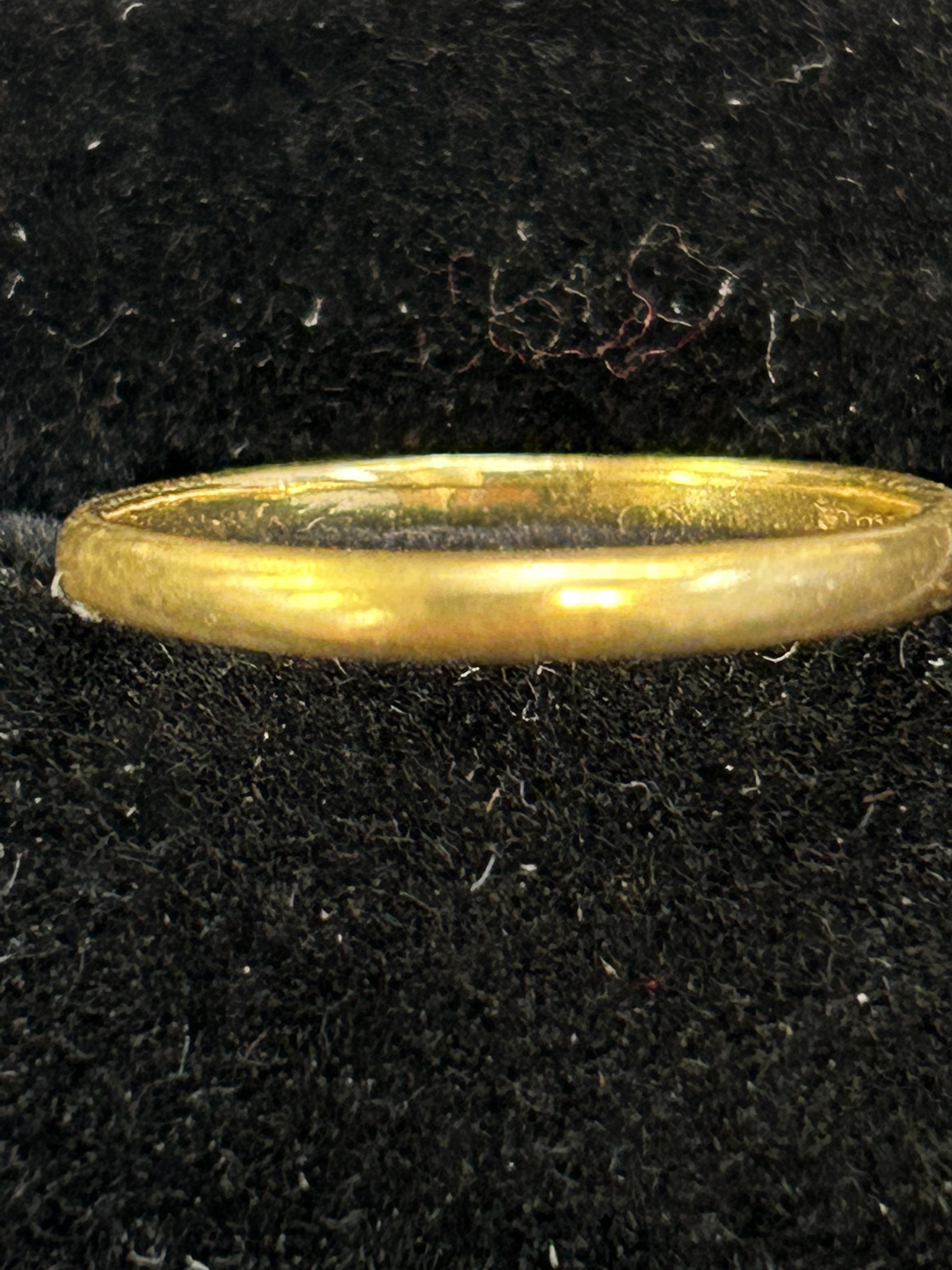 22ct Gold ring size N