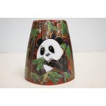 Anita Harris panda vase