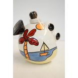 Lorna Bailey balloon handle teapot tropicana