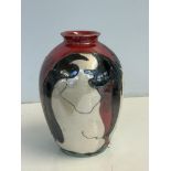 Moorcroft penguin vase - Lisa B