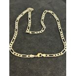 Silver figaro neck chain Length 20''