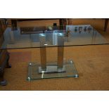 Good quality glass dining table