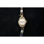 9ct Gold case Eterna ladies wristwatch