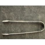 Pair of silver William IV sugar tongs