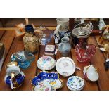 Collection of glass & ceramics