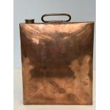 Copper automobile water bottle french