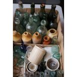 Collection of vintage bottles