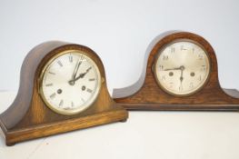 2x Napoleon hat clocks