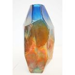 Polspotten glass vase