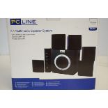 PC Line multi media speaker system boxed - unteste