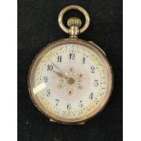 14ct Gold fob watch