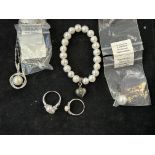 Collection of costume jewellery & silver jewellery