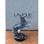 Lalique figure of a horse with original box