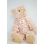 Steiff teddy bear 1925 replica in pink Height 36 c