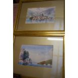 2 Framed watercolours