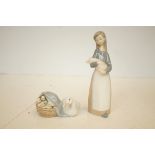 2x Lladro figures