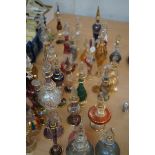 Large collection of scent bottles