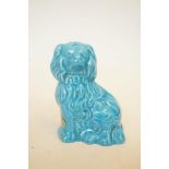 Rare Beswick blue glazed spaniel dog