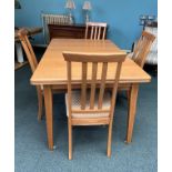 White & Newton table & 4 chairs