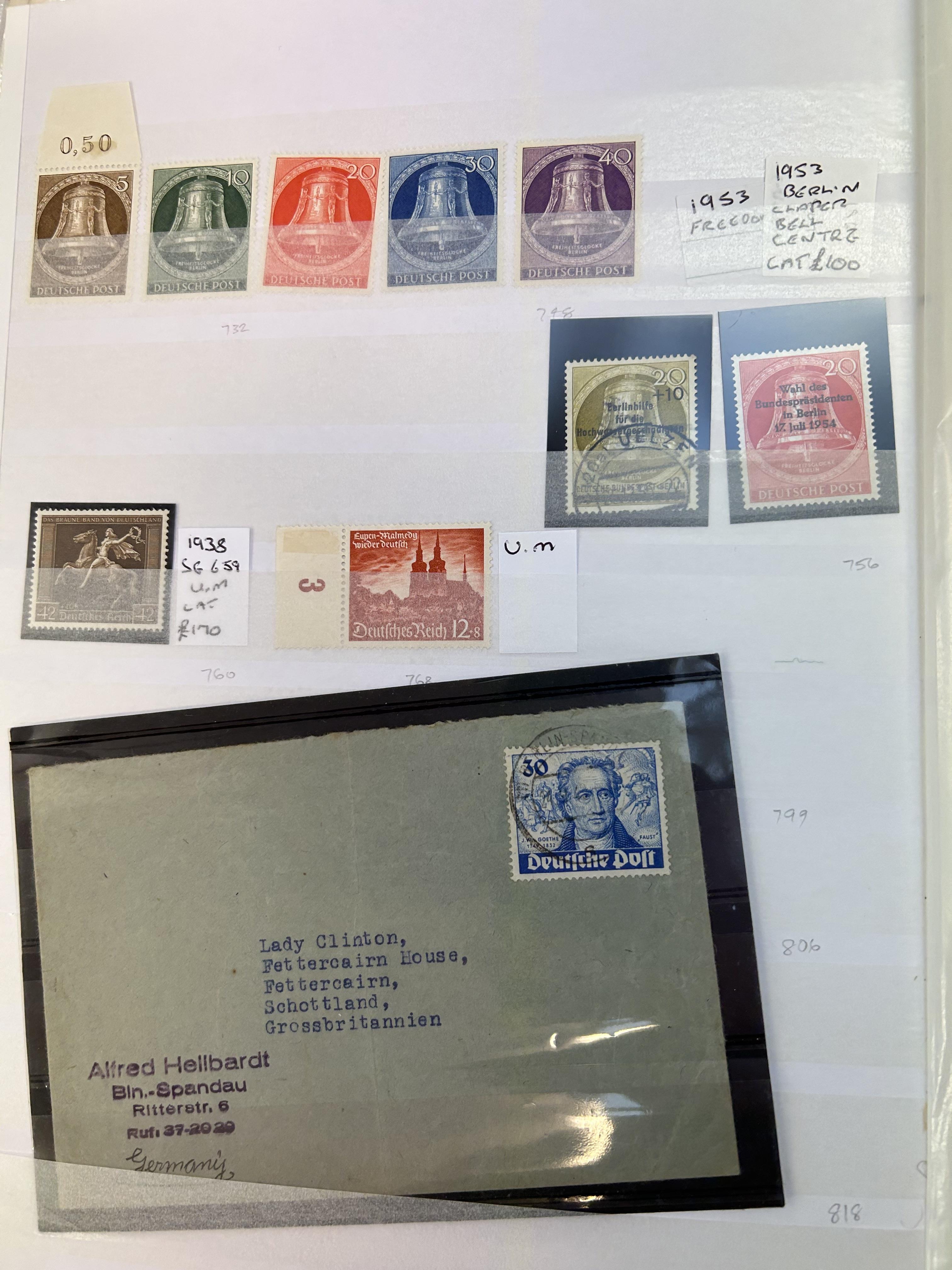 German stamp album to include mini sheets - Image 2 of 2