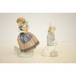 2 Lladro figures Tallest 17 cm