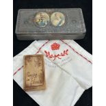 1910-1935 silver jubilee tin, original soap & hand