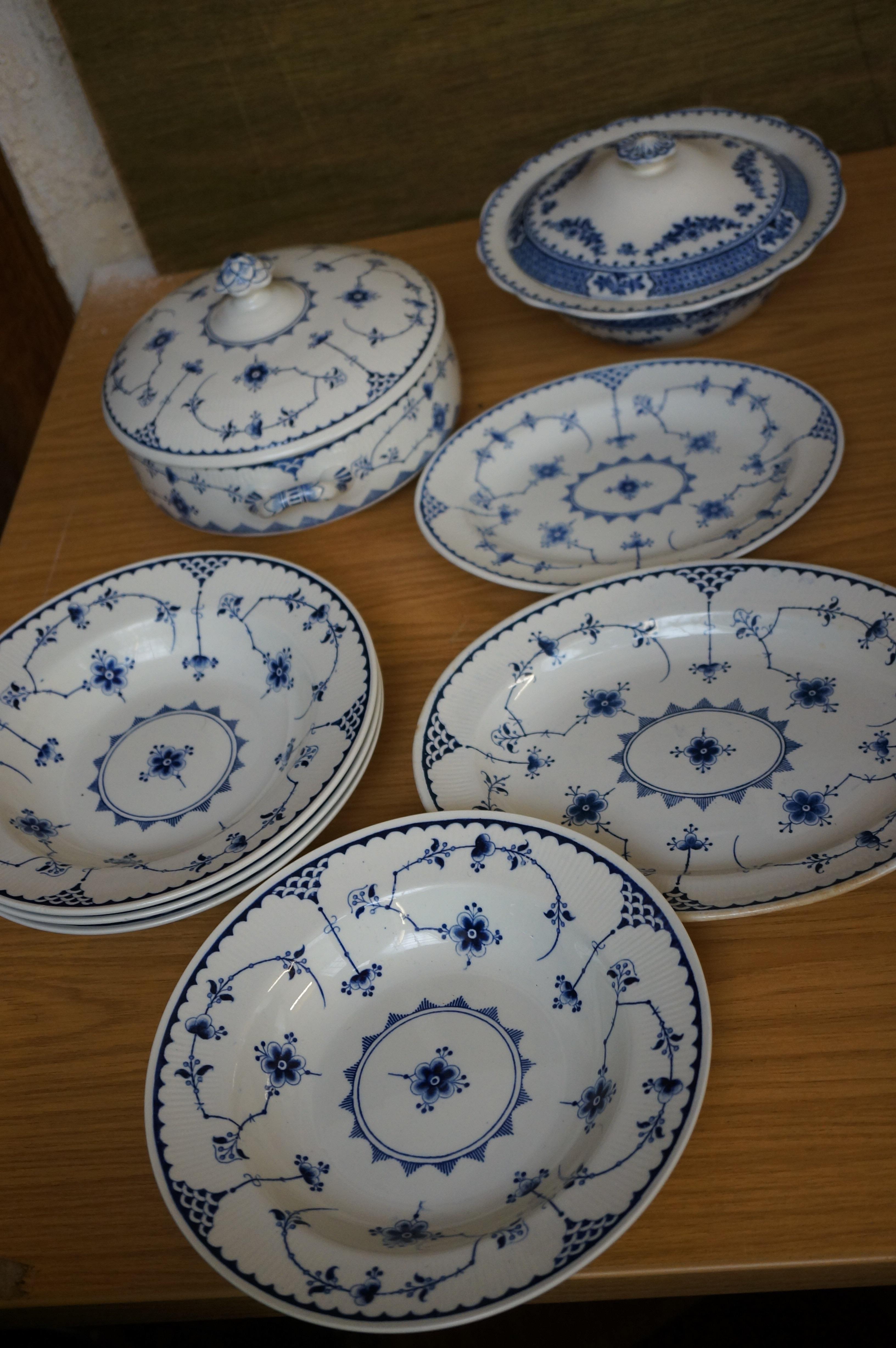 Blue & white pottery