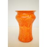 Royal Lancastrian orange peel vase 3349 Height 18
