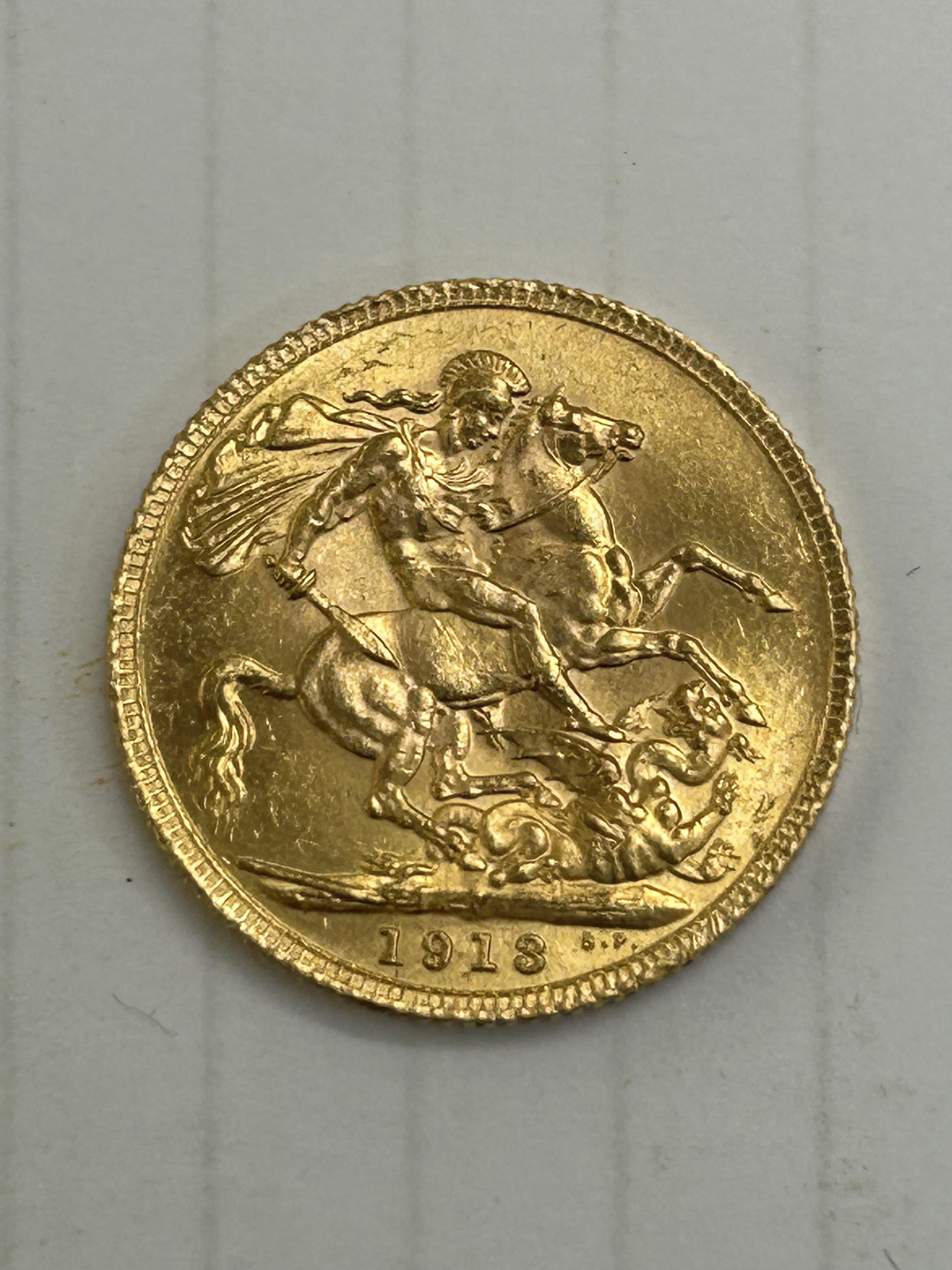 1918 Full sovereign Perth (Australia)