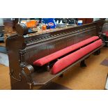 Long church pew (painted pine) with knee rests - r