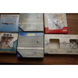 Aircraft related boxed model figures
