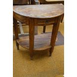 Drawer hall table