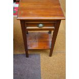 Drawer hall table