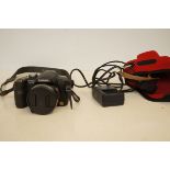 Lumix Panasonic DMC-FZ28 camera with soft case & c