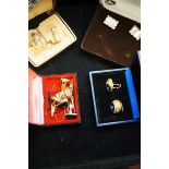 Collection of cufflinks