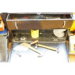 Carpenter's tool case & contents