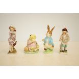 Beswick Beatrix Potter figures 2x & 2 other figure