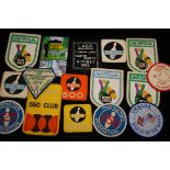 Collection of bowling badges