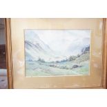 Early framed watercolour signed Nelson