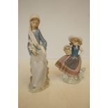 2 Lladro figures