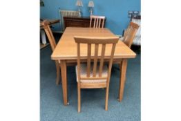 White & Newton table & 4 chairs